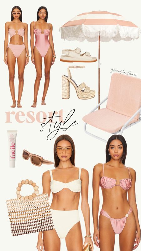 Resort beach style 

Pink bikini, Amazon favorites, swimsuits, Amazon fashion, montce swim, beach vacation 

#LTKSeasonal #LTKstyletip #LTKfindsunder100