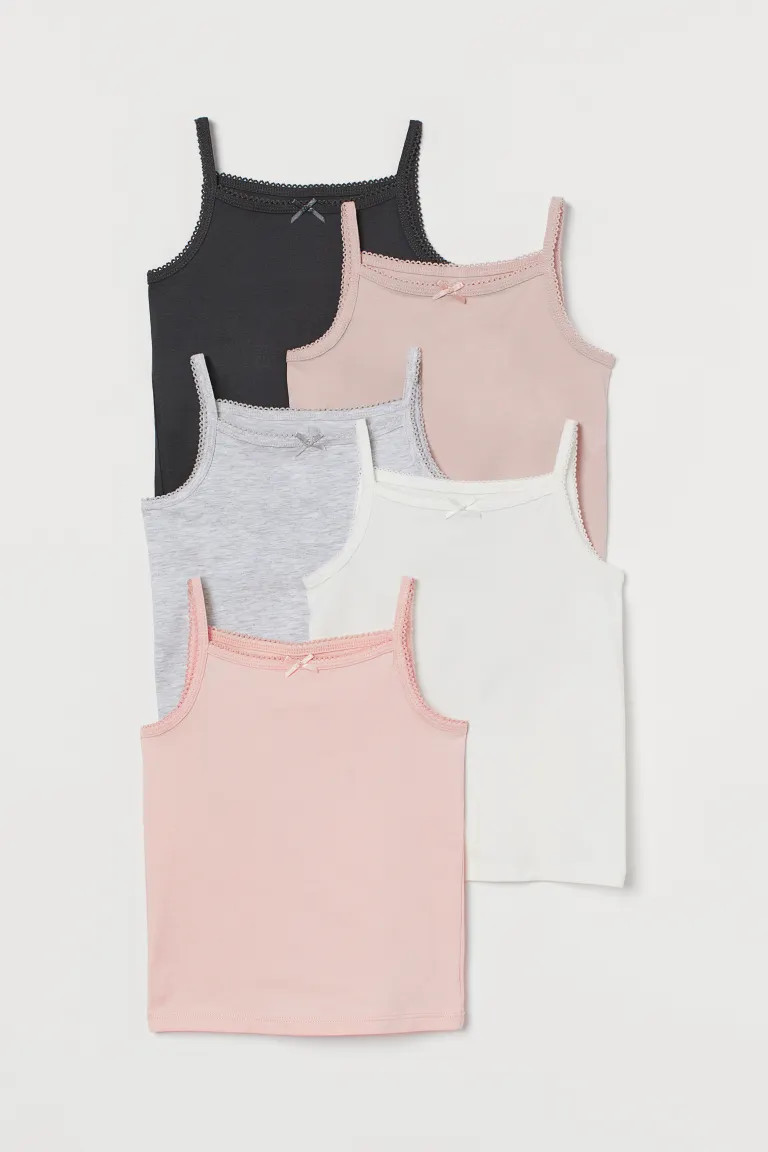 5-pack Jersey Tank Tops | H&M (US + CA)