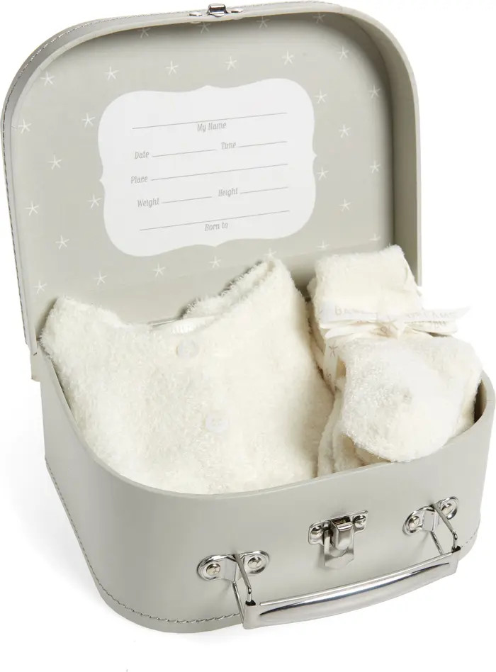 CozyChic® Lite Classic Cardigan, Pants, Socks, Beanie & Suitcase Set | Nordstrom