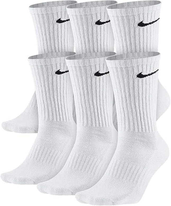 NIKE Performance Cushion Crew Socks with Bag (6 Pairs) | Amazon (US)