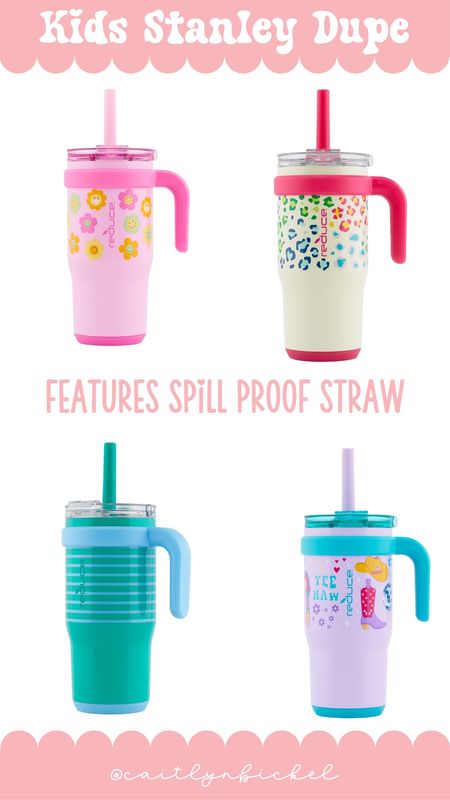 How fun are these Stanley dupes for kids. Available to shop at Walmart. I grabbed them for my kids. Features a sill proof straw!

#LTKhome #LTKMostLoved #LTKkids