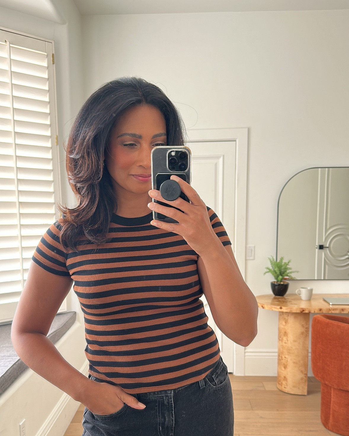 The perfect striped tees for fall!! Comes in different color combos!!
Fits true to size.



#LTKStyleTip #LTKFindsUnder50 #LTKOver40