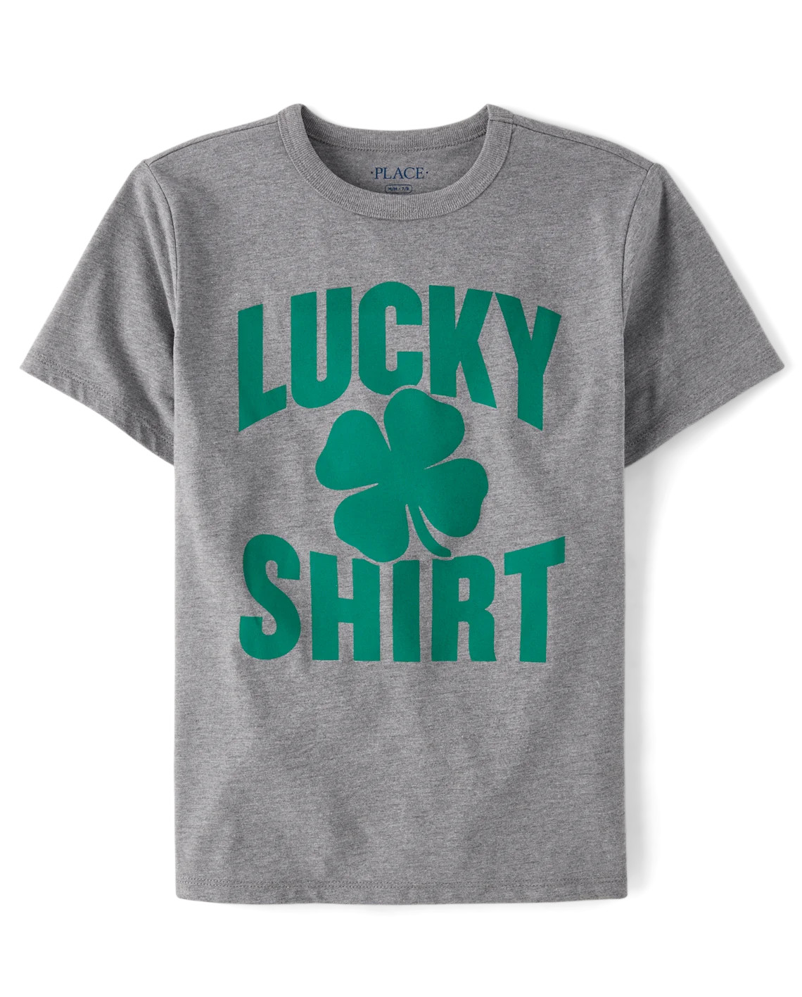 Boys St. Patrick's Day Lucky Shirt Graphic Tee - gray | The Children's Place