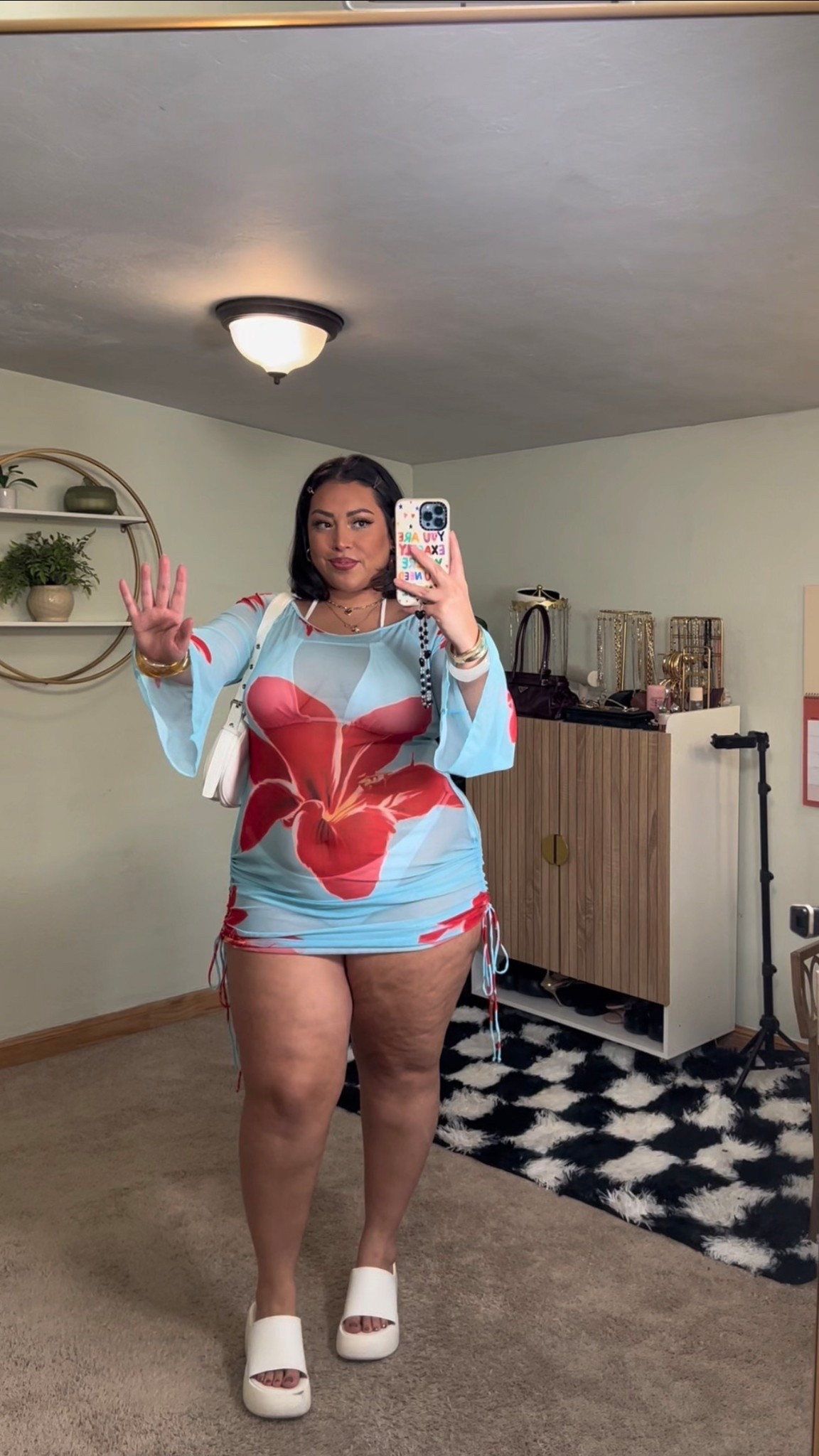 Wearing size XL  dress🌊

#LTKSeasonal #LTKPlusSize #LTKMidsize