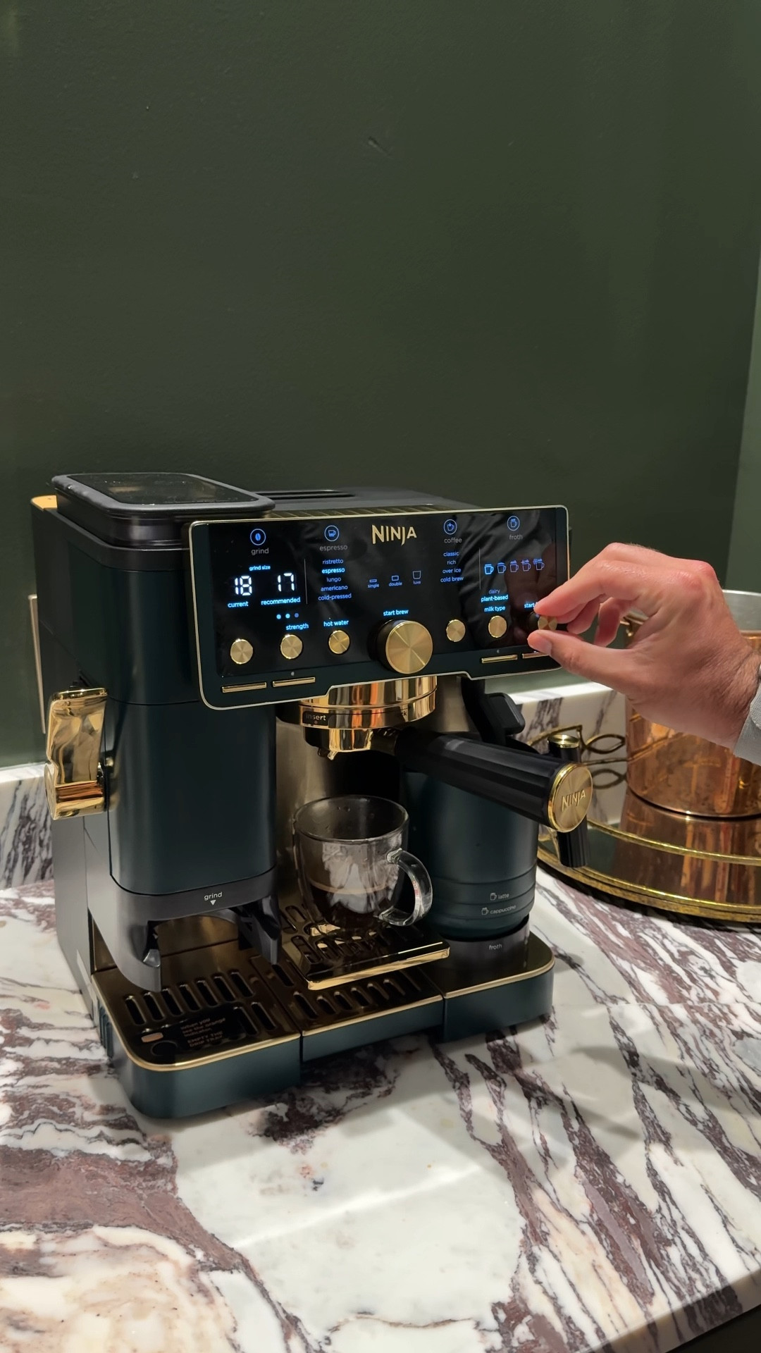 We decided to take our morning coffee☕️ to the next level. This ninja coffee machine is 4-in-1 
It can make espresso, coffee, cold brew and hot water! #sharkninja

#LTKHome #LTKmorningroutine #LTKdayinmylife
