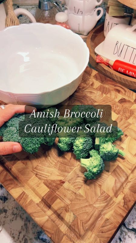 This Amish Broccoli Salad has been one of my favorites from my time living in PA. Super easy to make and even veggie haters in the family eat this one up.
Grab Yours Here: https://amzn.to/4eseYcG

#amishcountry #amishlife #broccoli #cauliflower #sidedish #sidedishes #cookout #bbqseason #potluckparty #easyrecipes #easysidedish #FamilyFavorites 

#LTKHome #LTKVideo #LTKSeasonal