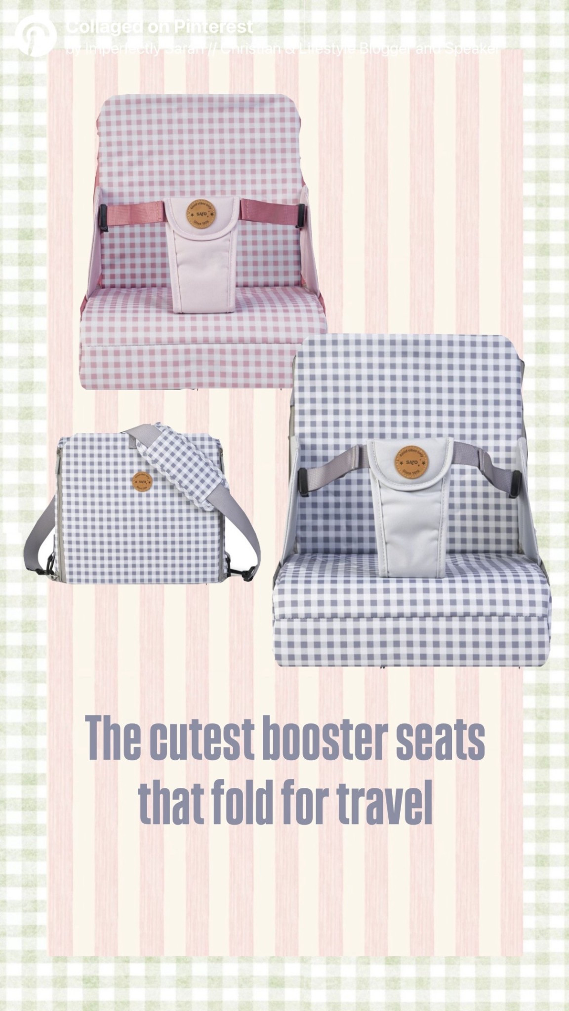 The cutest gingham travel booster seats  

#LTKmomlife #LTKKids #LTKBaby