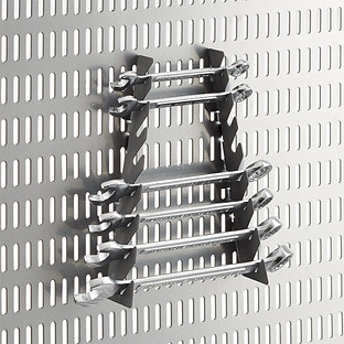 Elfa Utility® Wrench Holder Grey Set of 2 | The Container Store