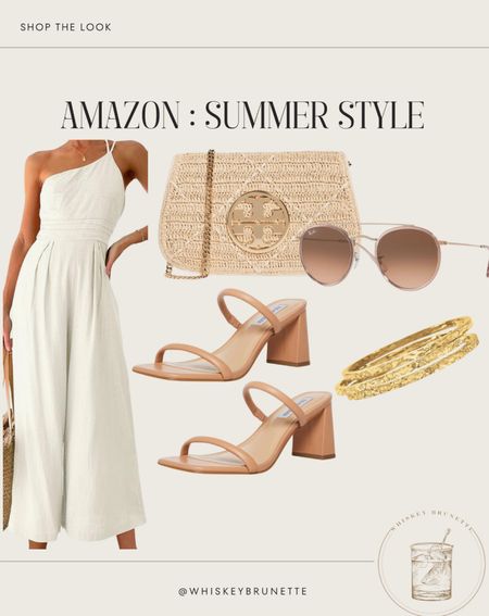 Amazon summer style! 

Bag, purse, jumpsuit, sandals, heels, bracelets, sunglasses, jewelry 

#LTKFindsUnder100 #LTKFindsUnder50 #LTKStyleTip