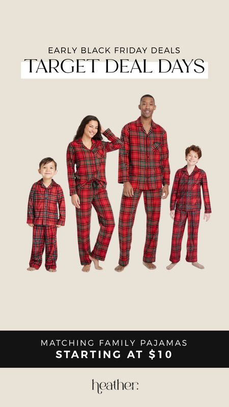 Target Black Friday Deals Matching Family Pajamas 

#LTKfamily #LTKsalealert #LTKCyberweek
