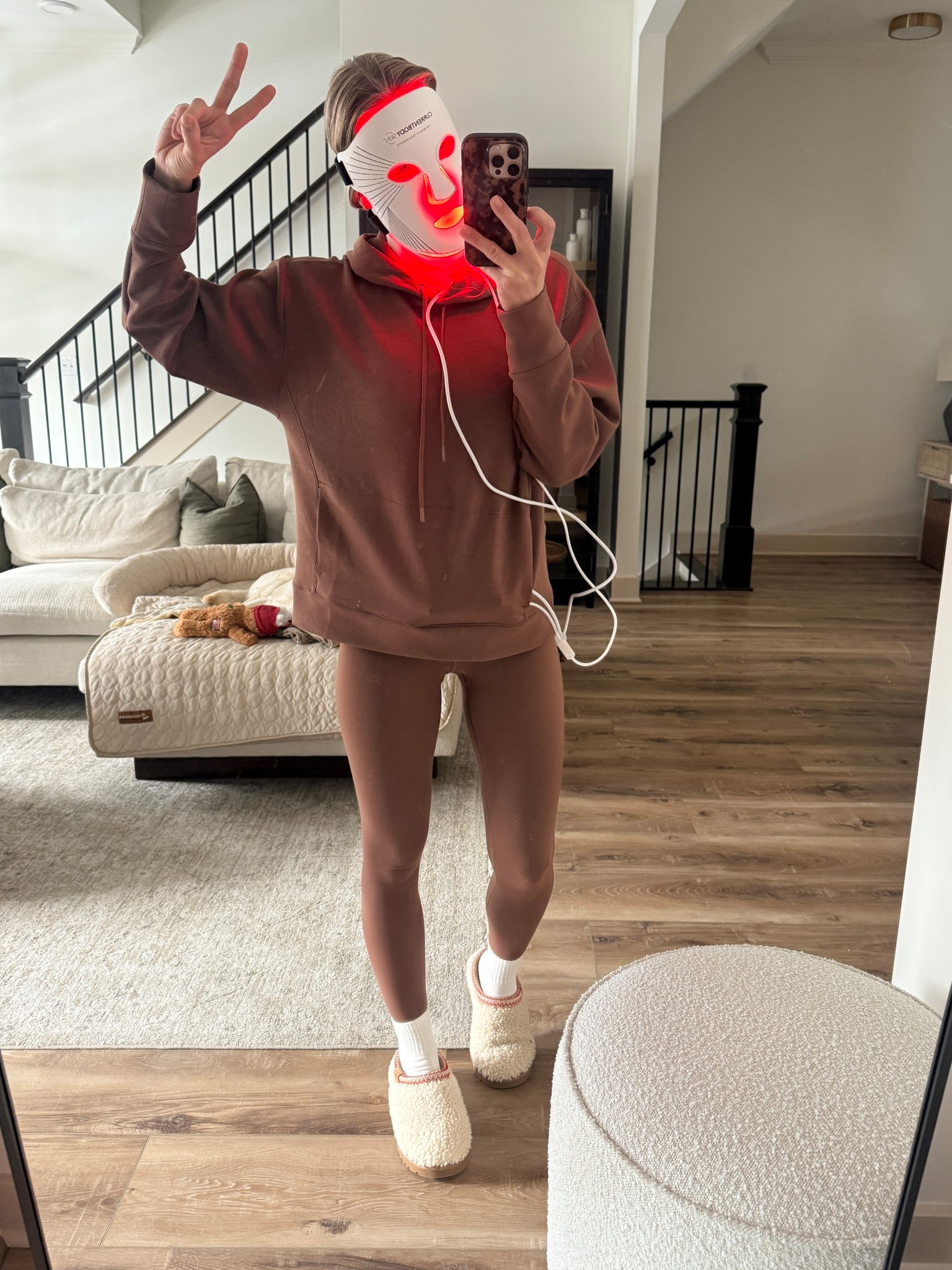 Wearing XS leggings, small tank, small hoodie, socks/slippers tts 

Rhône Code: ABOVETHELAW20
Red Light Code: LINDSEY10

#LTKActive #LTKBeauty #LTKOver40