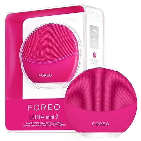 FOREO LUNA mini 3 Ultra-hygienic Facial Cleansing Brush - All Skin Types - Face Massager for Clea... | Amazon (US)