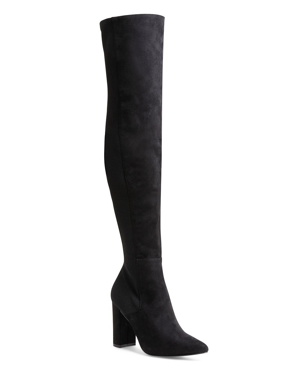 Steve Madden Women's Casual boots BLACK - Black Everley Over-the-Knee Boot - Women | Zulily