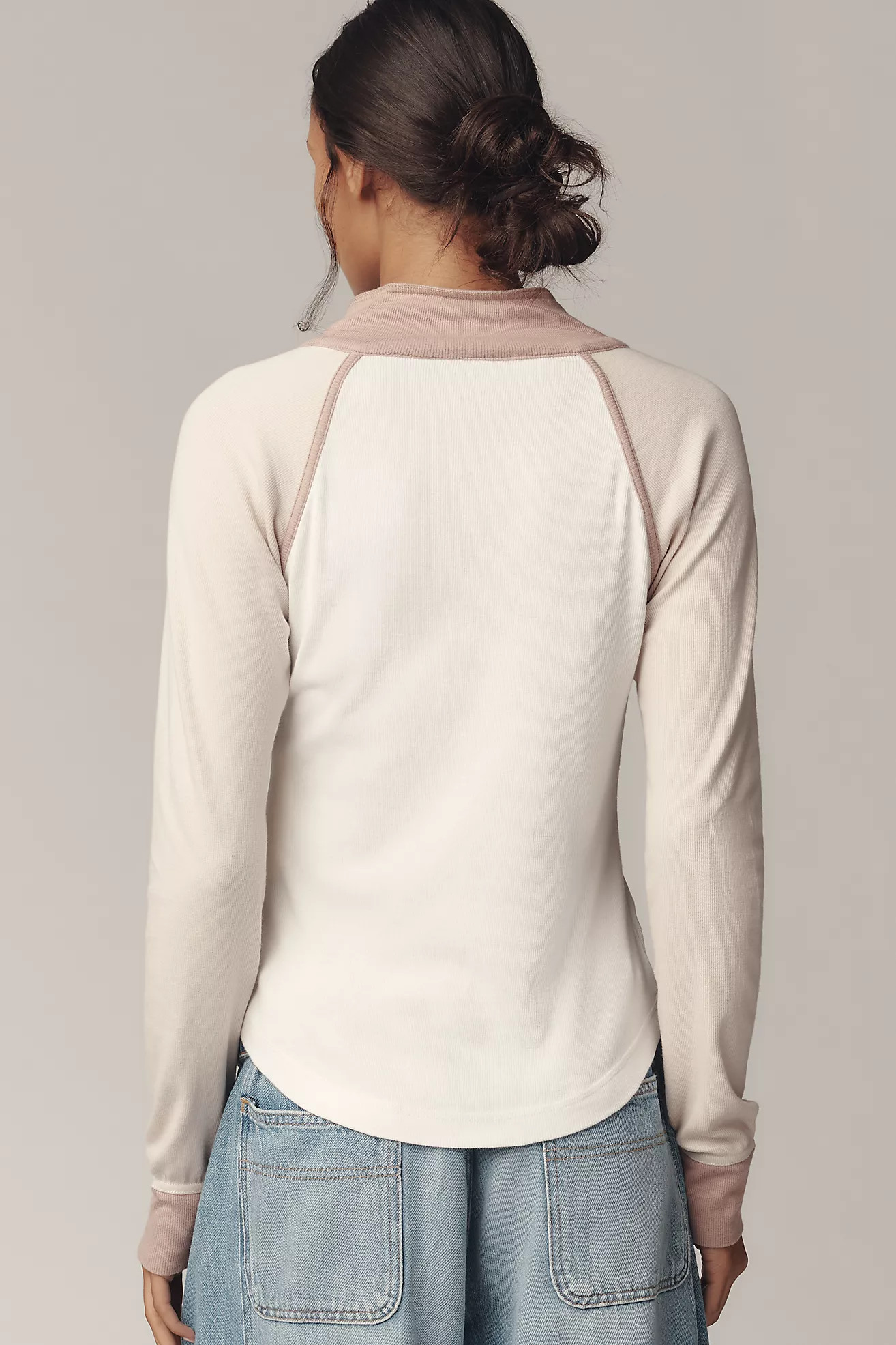Pilcro Collared Half-Zip Pullover | Anthropologie (US)