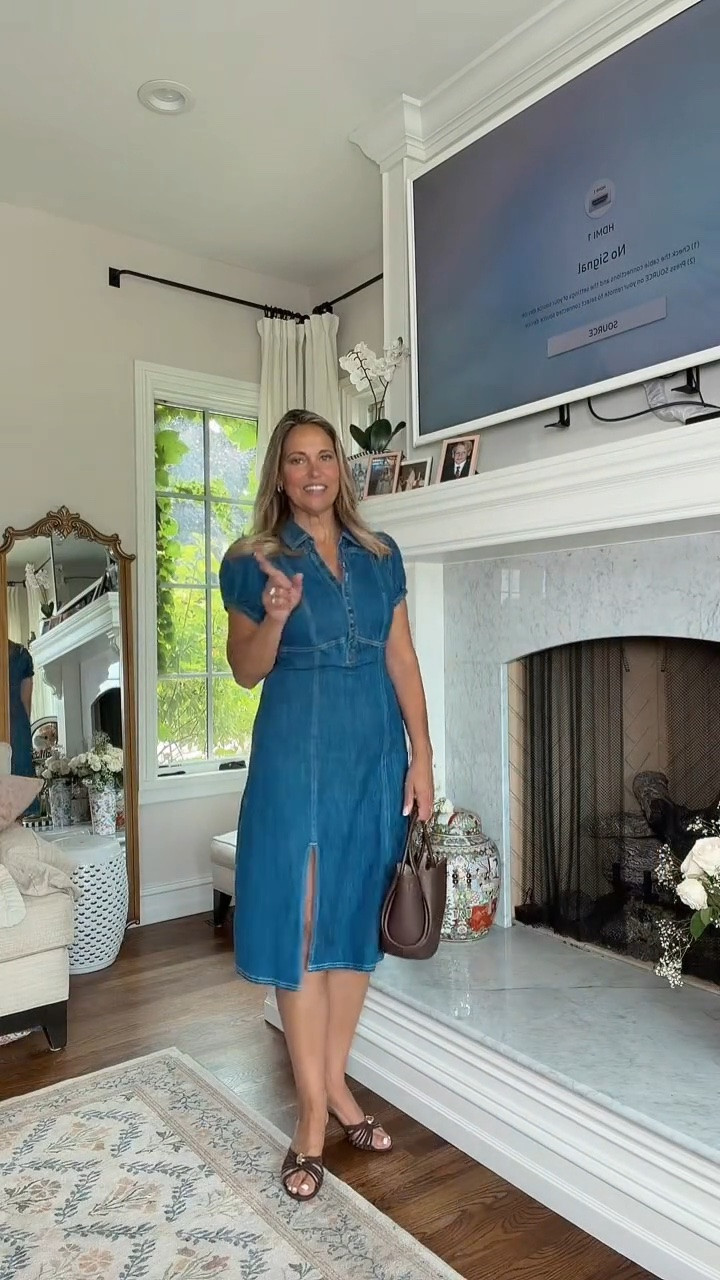 You all love this dress, and I do too. A good jean dress is such a closet staple because you can wear it so many different ways. It’s easy, classic, and one I’ll keep reaching for.

#LTKgrwm #LTKootd #LTKdayinmylife