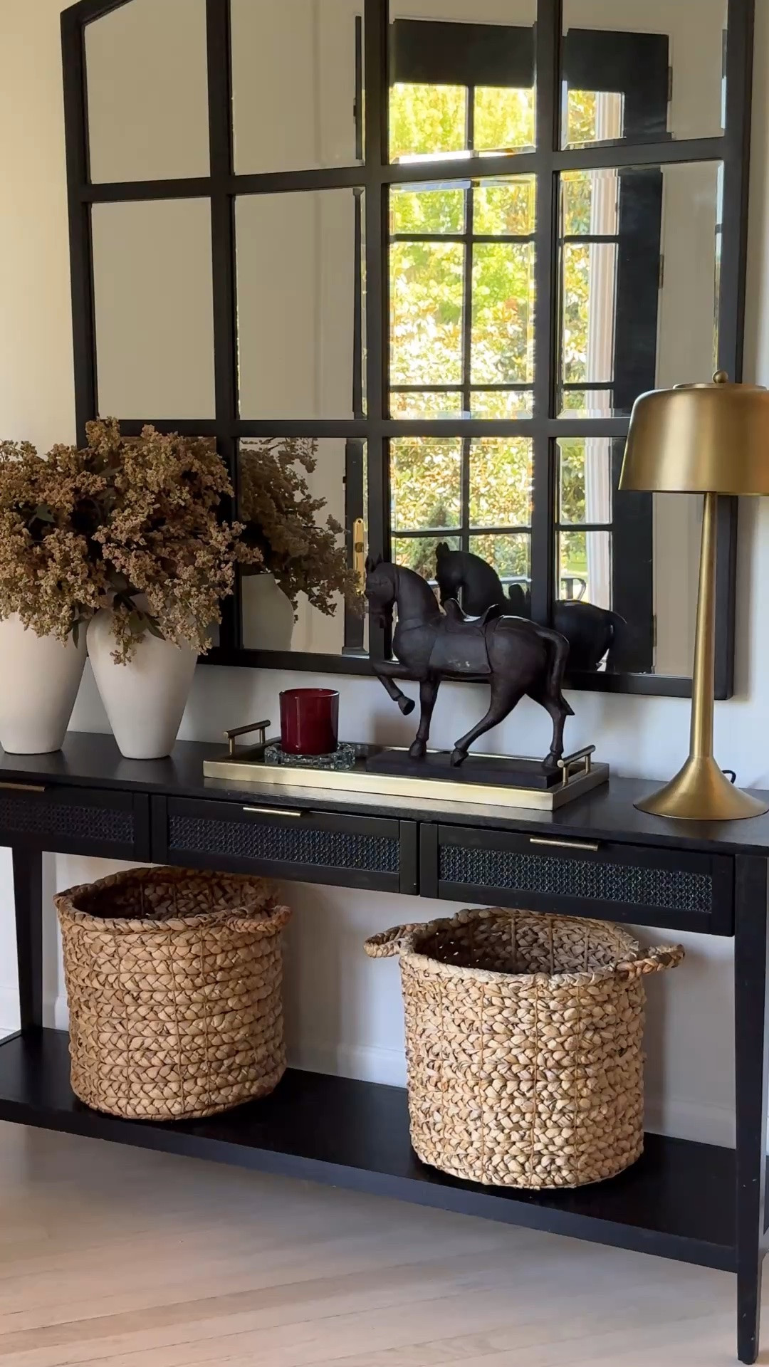 Console table styling for fall!

#LTKmomlife #LTKSeasonal #LTKHome