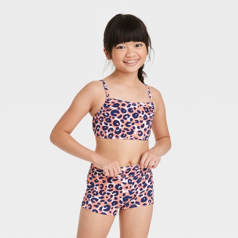 Girls' 2pc Cute Cat Bikini Set - Cat & Jack™ | Target