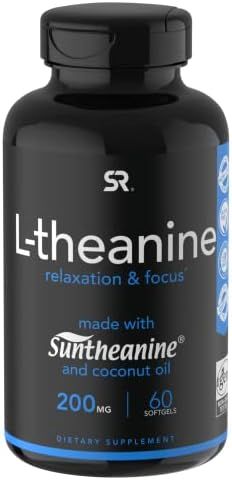 Sports Research Double Strength ‘Suntheanine’ L-Theanine with Organic Coconut Oil - Promotes ... | Amazon (US)