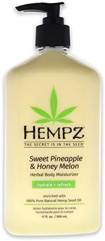 Amazon.com: Hempz Sweet Pineapple & Honey Melon Moisturizing Skin Lotion, Natural Hemp Seed Herba... | Amazon (US)