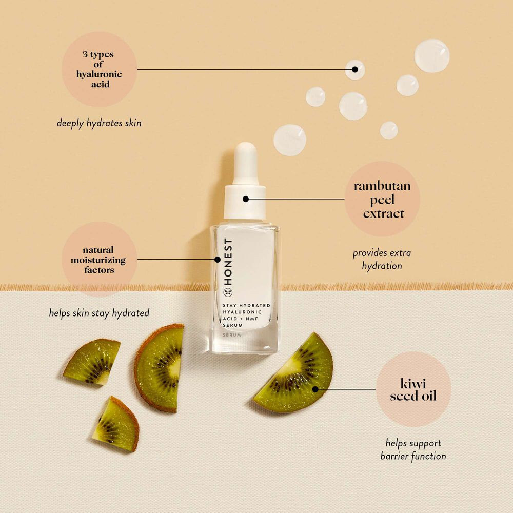Stay Hydrated Hyaluronic Acid + NMF Serum | The Honest Company