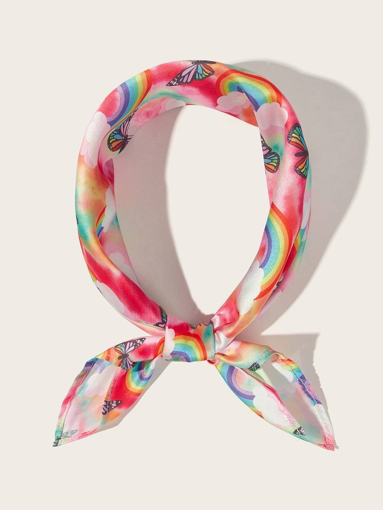 Rainbow Pattern Bandana | SHEIN
