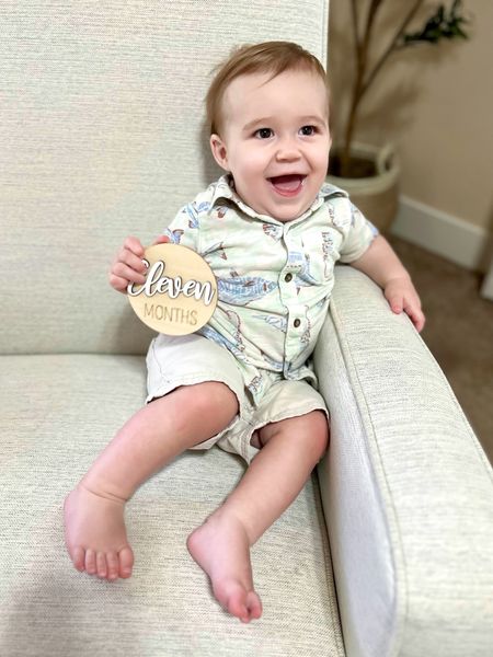 Our sweet boy is 11 months old today. 💙🥰 It’s so crazy to think a year ago we were making preparations for his arrival and now we’re making plans for his 1st Birthday. 🥳🎈Time really is a thief. 🥺 

Kace has 4 teeth 🦷 (almost 5!), loves to eat, can say Mama + Dada, and can wave goodbye. 👋🏼 

Our world is infinitely better & brighter with him in it. We love you sooo much bubbyKace!!! ❤️❤️❤️