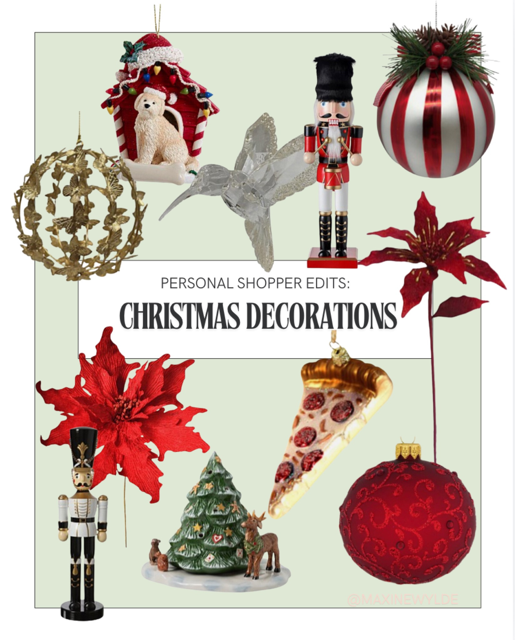 Ornaments to decorate your tree and home this Christmas!! 🎄 

#LTKaustralia #LTKstyletip