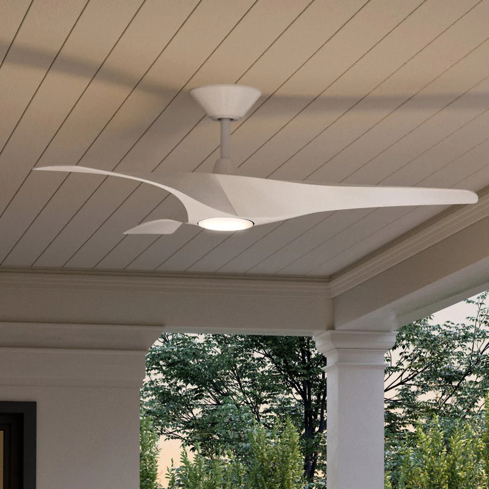 UHP9360 Transitional Ceiling Fan 13.5''H x 52''W, Matte White Finish, Geraldton Collection | Urban Ambiance, Inc.