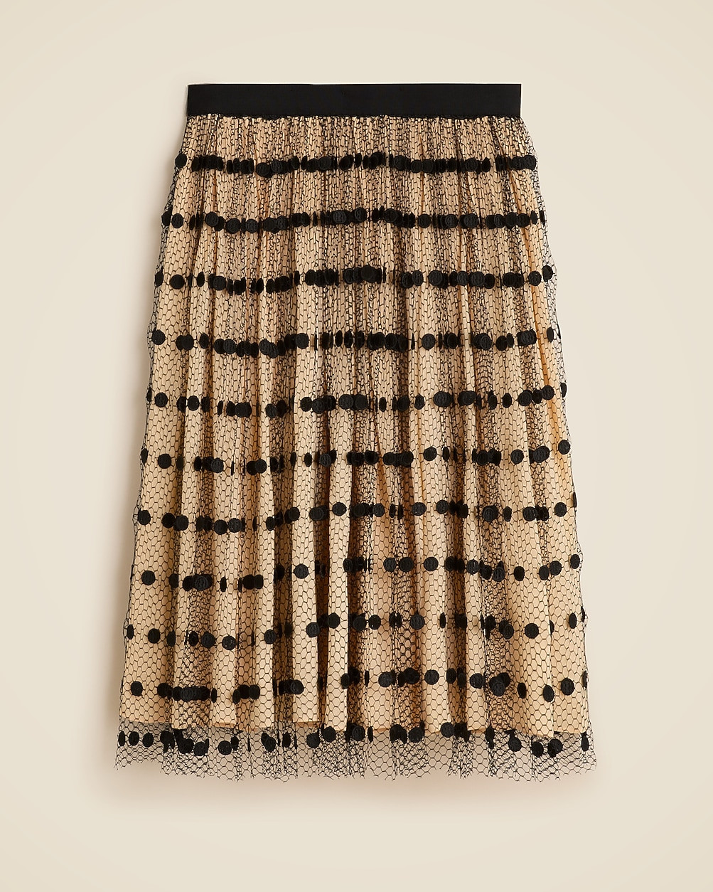 Collection layered mesh skirt with dots | J. Crew US