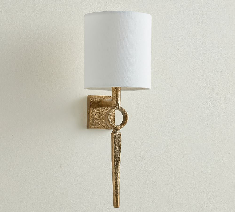 Easton Forged-Iron Sconce | Pottery Barn (US)