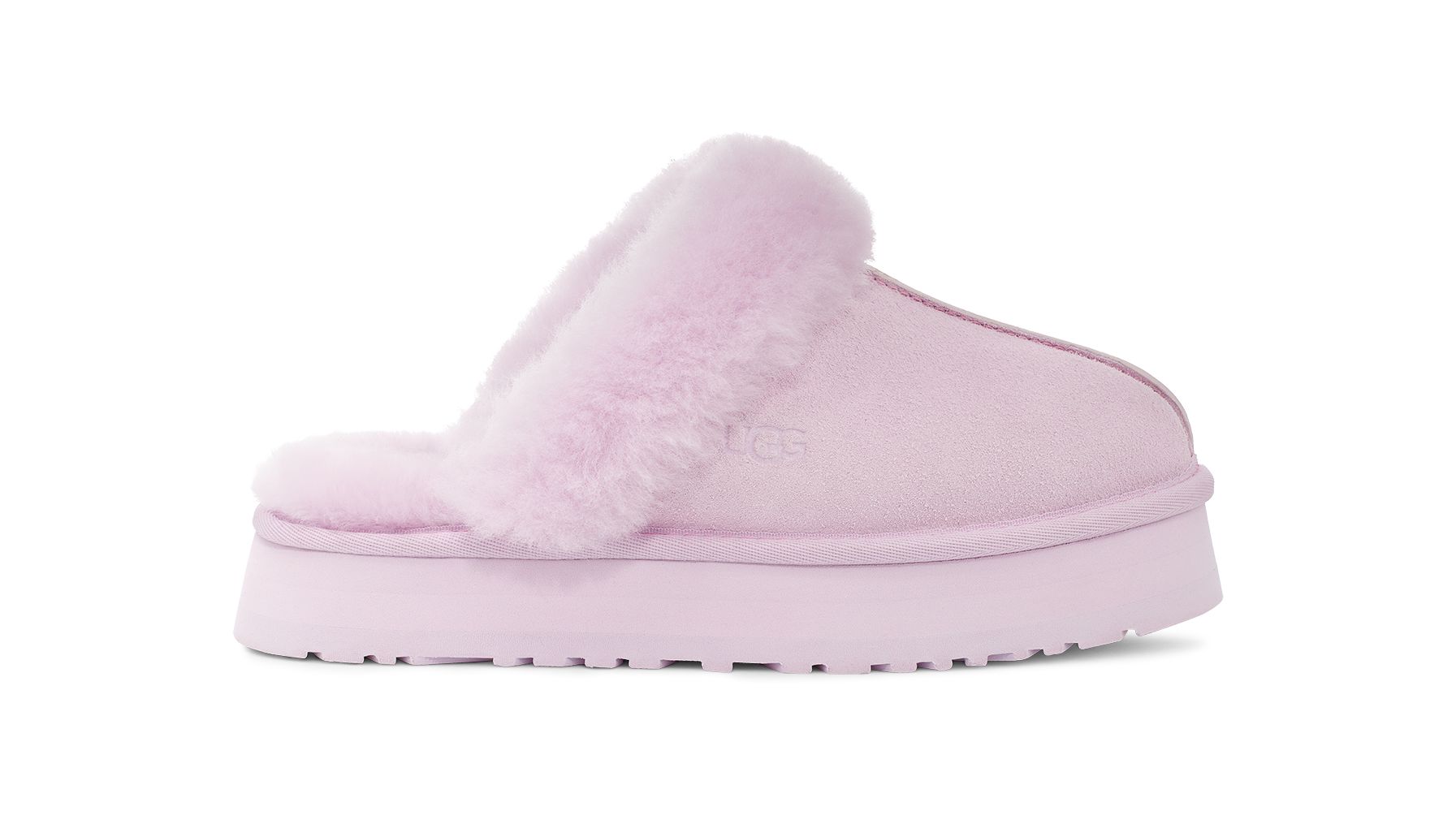 UGG Women's Disquette Sheepskin Slippers in Lavender Fog, Size 9 | UGG (US)