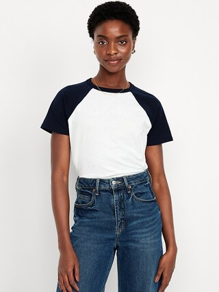 EveryWear Raglan Crop T-Shirt | Old Navy (US)