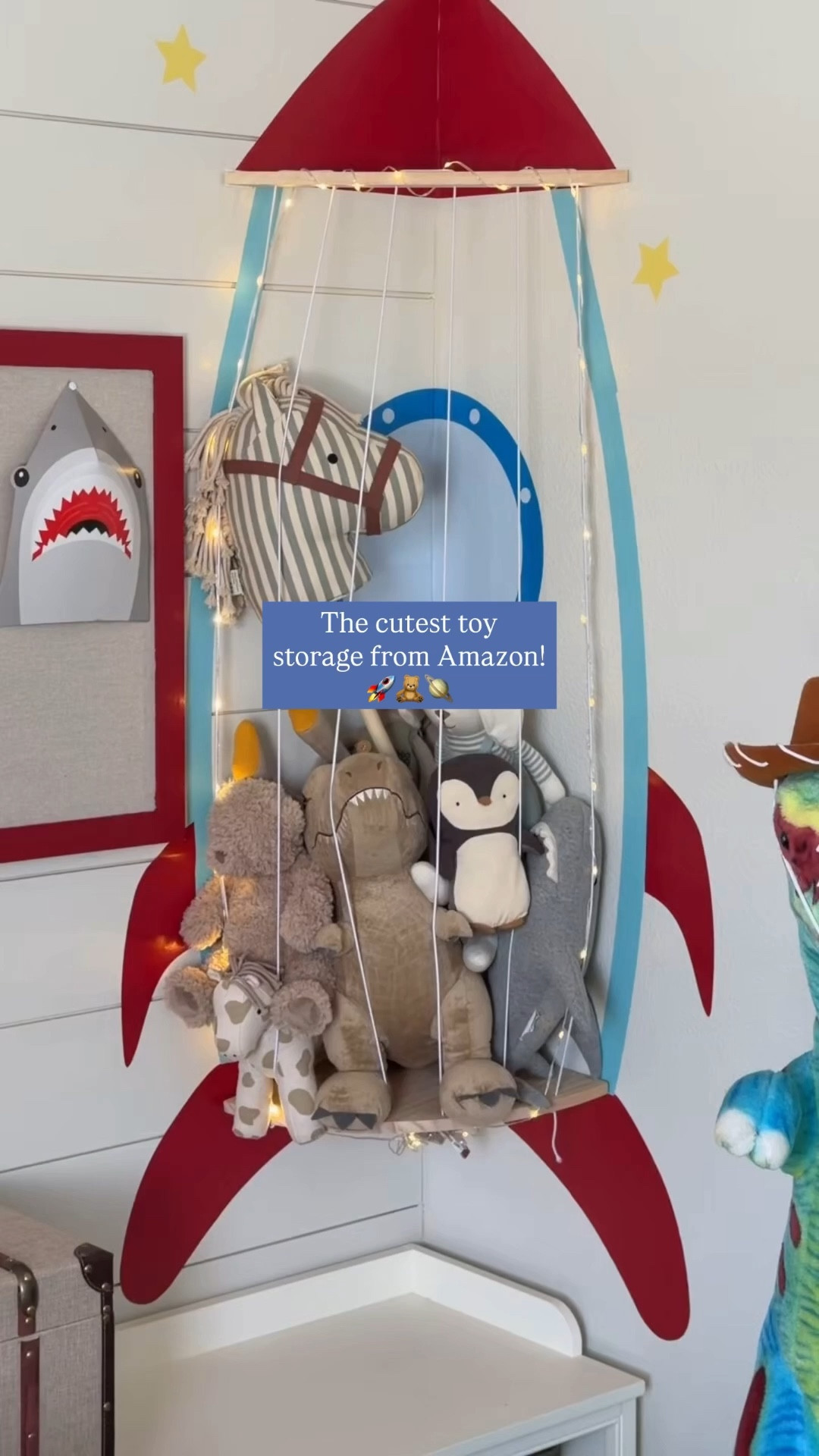 I got this toy storage for my son‘s room and it was too cute not to share! 🥺 I love that it’s a a rocket ship and I love that it lights up too! It is also such an efficient way to organize toys! 🚀🪐🧸

#amazonfind #toysforkids #toddlertoys #organization

#LTKBaby #LTKmomlife #LTKKids