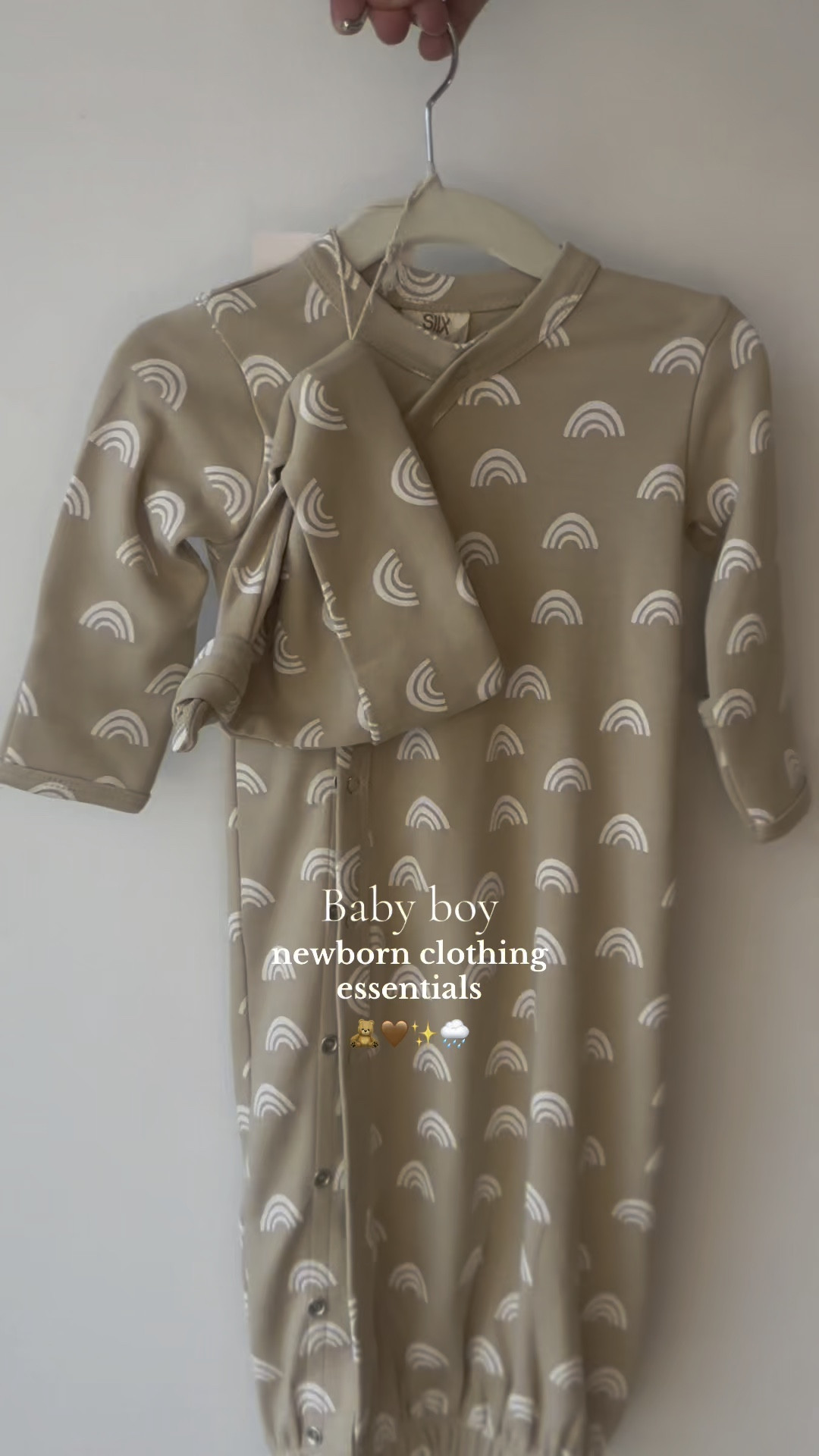 Baby boy newborn clothing essentials 🧸🤎✨🌧️

#babyboy #newbornbaby #newbornbabyclothing #newbornessentials #rainbowbaby #spearmintlove 

#LTKGiftGuide #LTKBaby #LTKKids