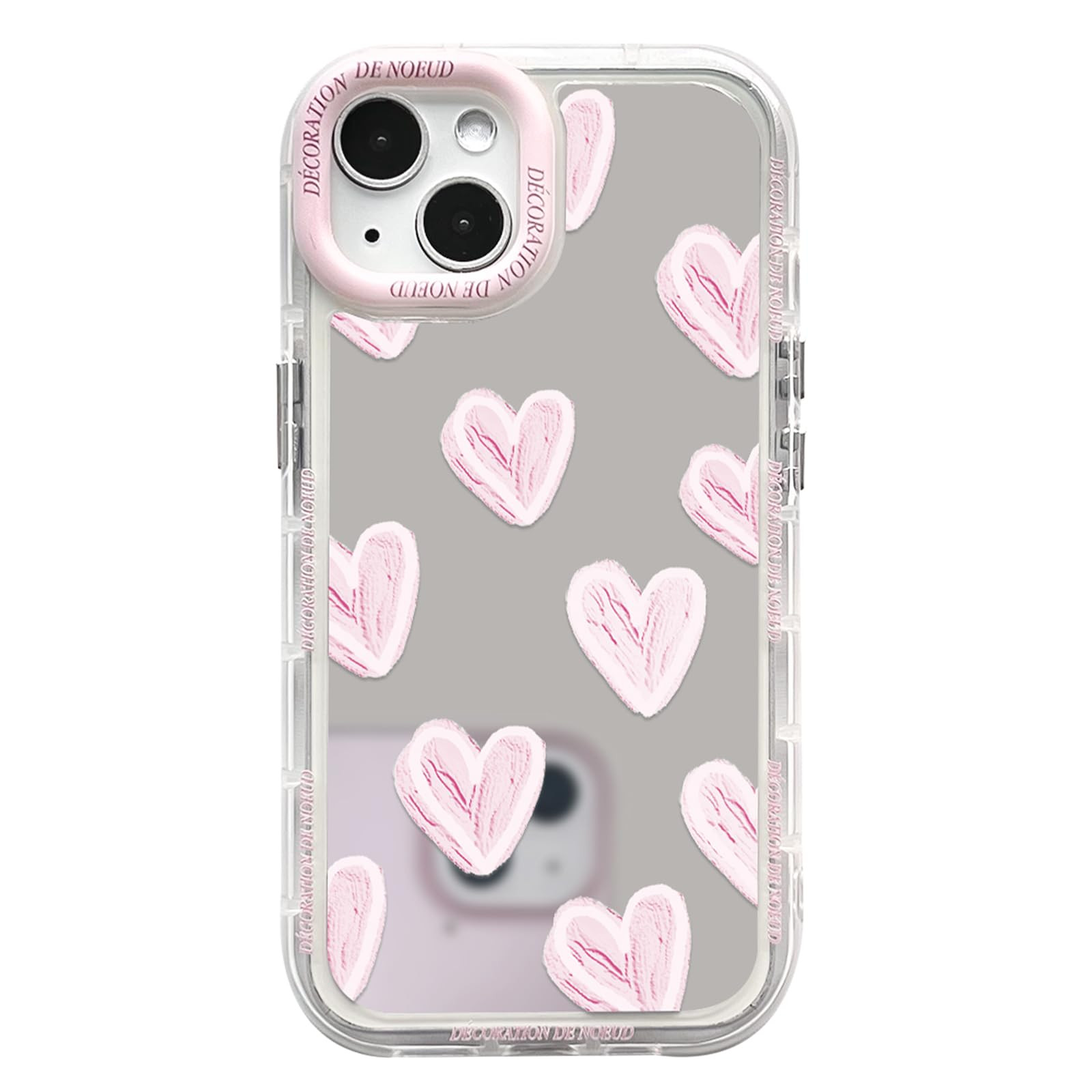 NITITOP Kompatibel mit iPhone 14 Hülle Niedliche Spiegel Liebe Herz Glitzernd Muster Mädchen Fr... | Amazon (DE)