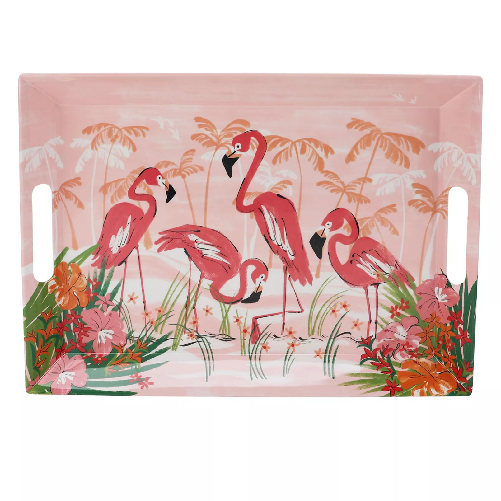 Celebrate Together™ Summer Flamingo Tray with Handles | Kohl's