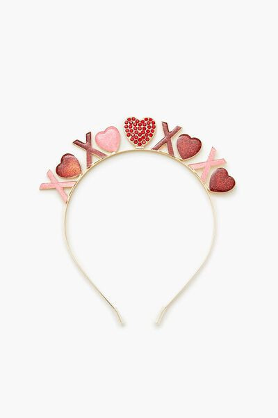 Rhinestone XOXO Heart Headband | Forever 21