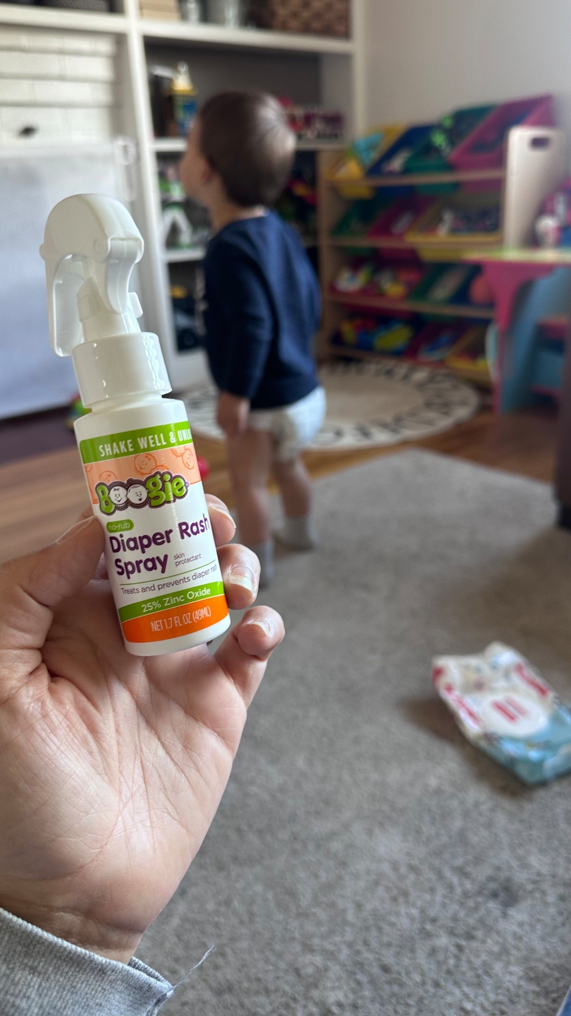 Diaper-change must-have 👶✨
Okay, moms — this Boogie Bottoms No-Rub Diaper Rash Spray is a total game changer 🙌 No more messy fingers or squirmy baby battles — just spray, soothe, and you’re done! 💨

It’s made with zinc oxide to protect and heal, and the best part? You can do it one-handed during those wild diaper changes 😅

#LTKKids #LTKFamily #LTKBaby