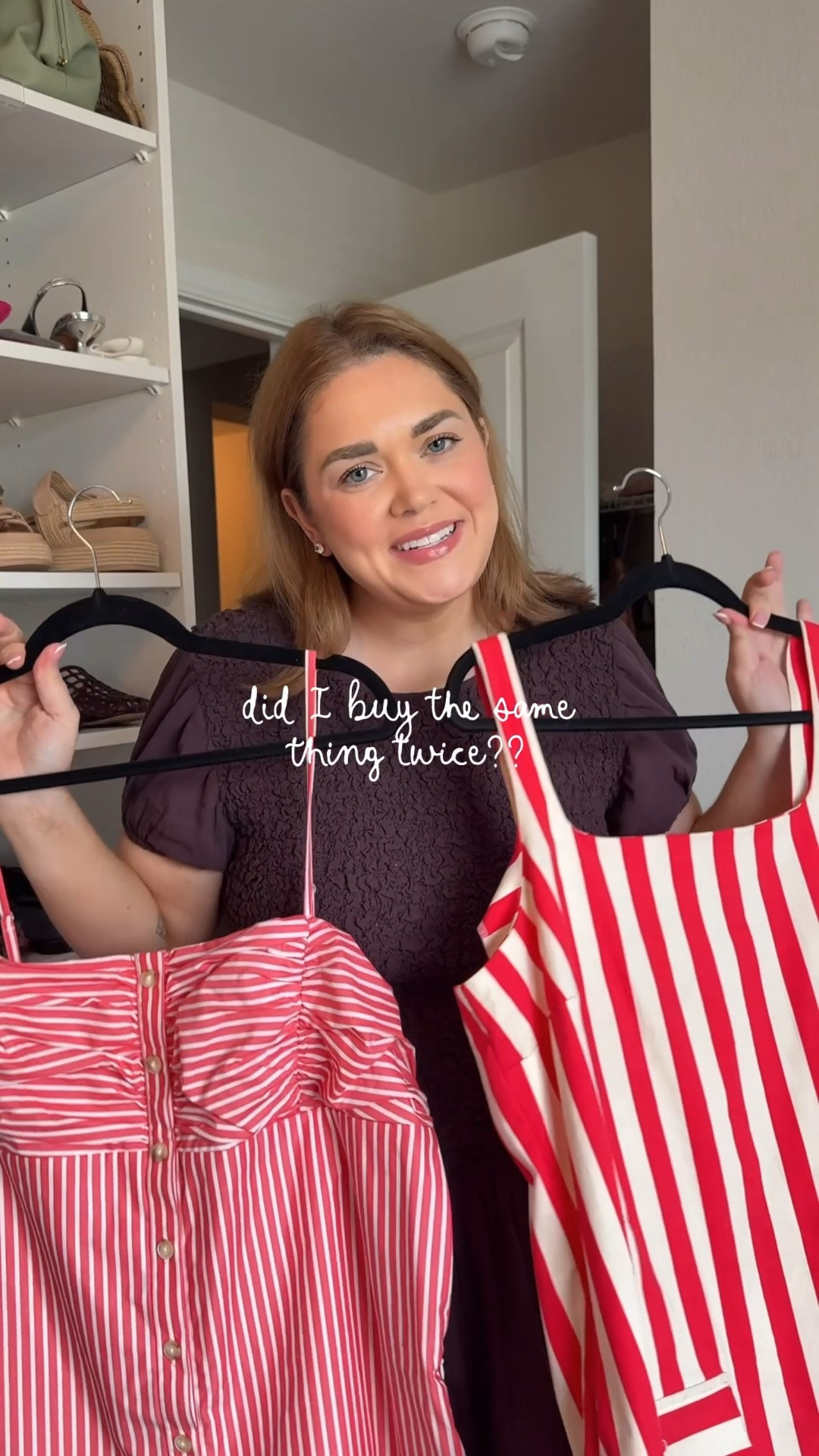 Wearing xl in striped dress and romper. Size large in dress at beginning

#LTKMidsize