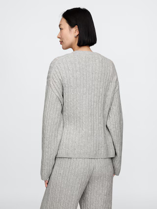 CashSoft Cable-Knit Sweater | Gap (US)