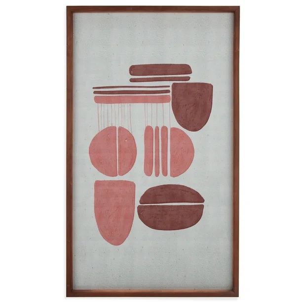 English Rose Abstract Wood I 22"x38" Frame by Drew Barrymore Flower Home | Walmart (US)