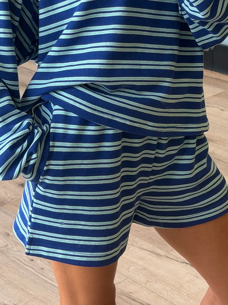 Perfectly Aligned Lounge Shorts | Bluewater | Shop Talulah