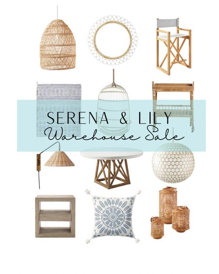 Serena & Lily Warehouse Sale!
Up to 70%off + free shipping!!
All your favorite Serena & Lily favorites are on sale! #sale #serenaandlily

#LTKsalealert #LTKhome