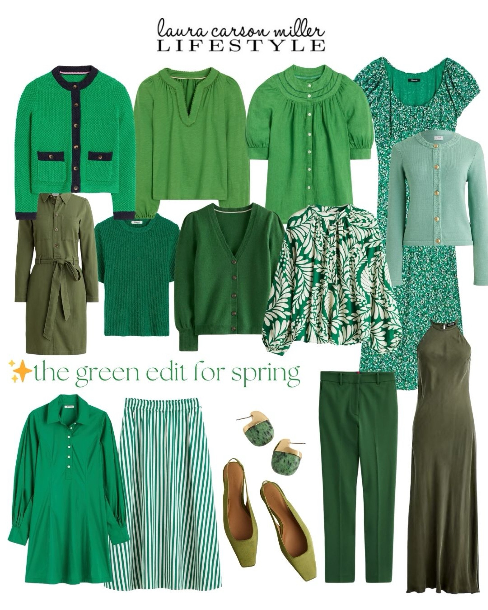 It’s easy being green!
Laura carson miller, green, petite, mid size, plus size, outfit ideas

#LTKStyleTip #LTKWorkwear #LTKShoeCrush