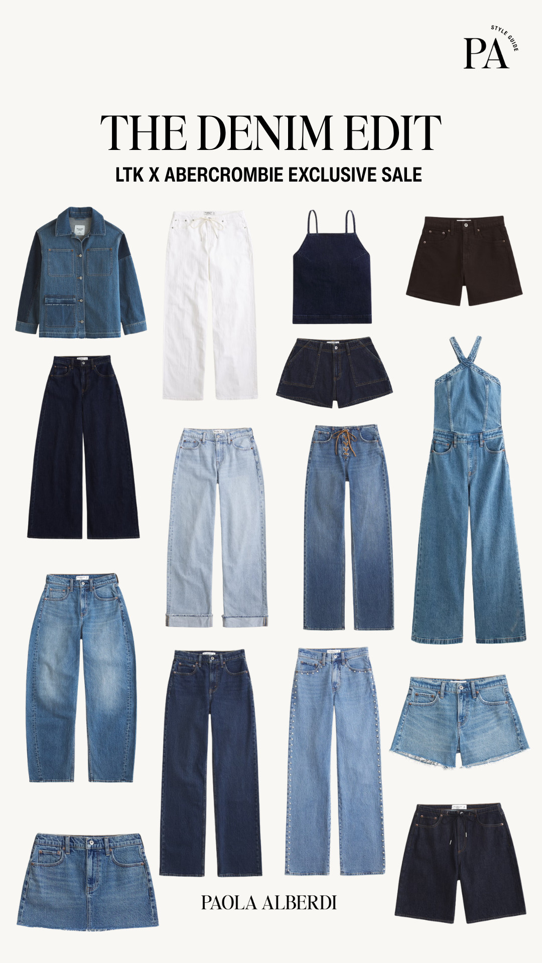 The denim edit you've been waiting for 👖🤍 LTK x Abercrombie exclusive savings are live now with the in-app code! 

 #LTKxAbercrombie #LTKootd #LTKSaleAlert