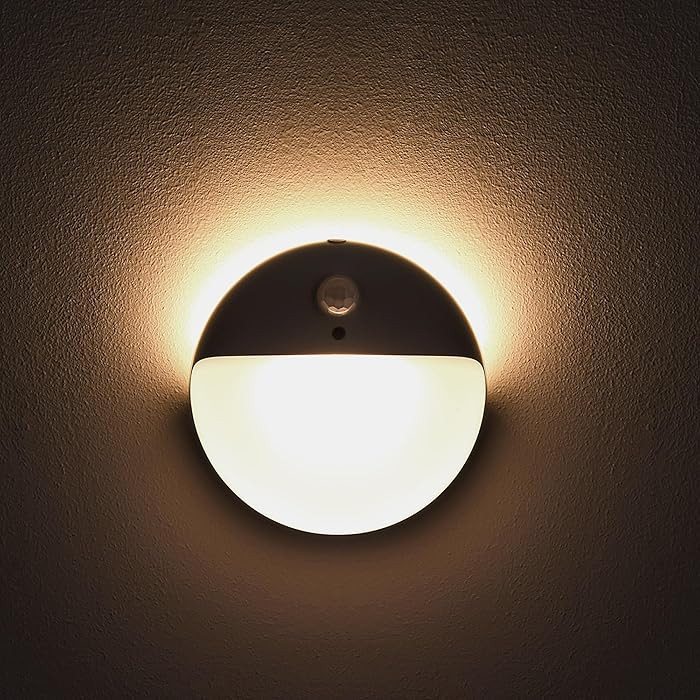2 Pack Motion Sensor Light Indoor, 2.6" Small Stick on Lights for Stairs, Bathroom, Dimmable Batt... | Amazon (US)
