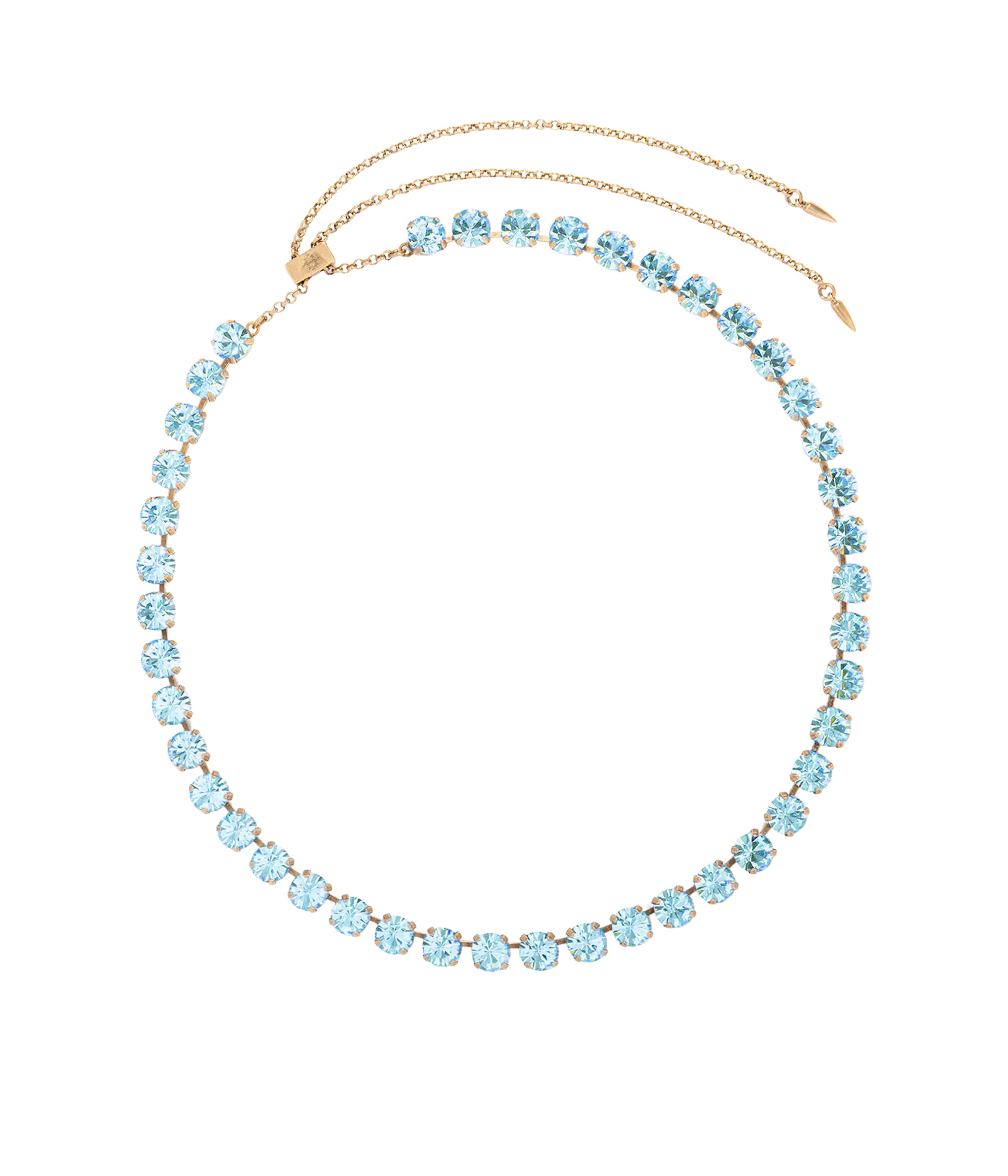 Arista Slider Necklace in Aqua | Loren Hope Designs
