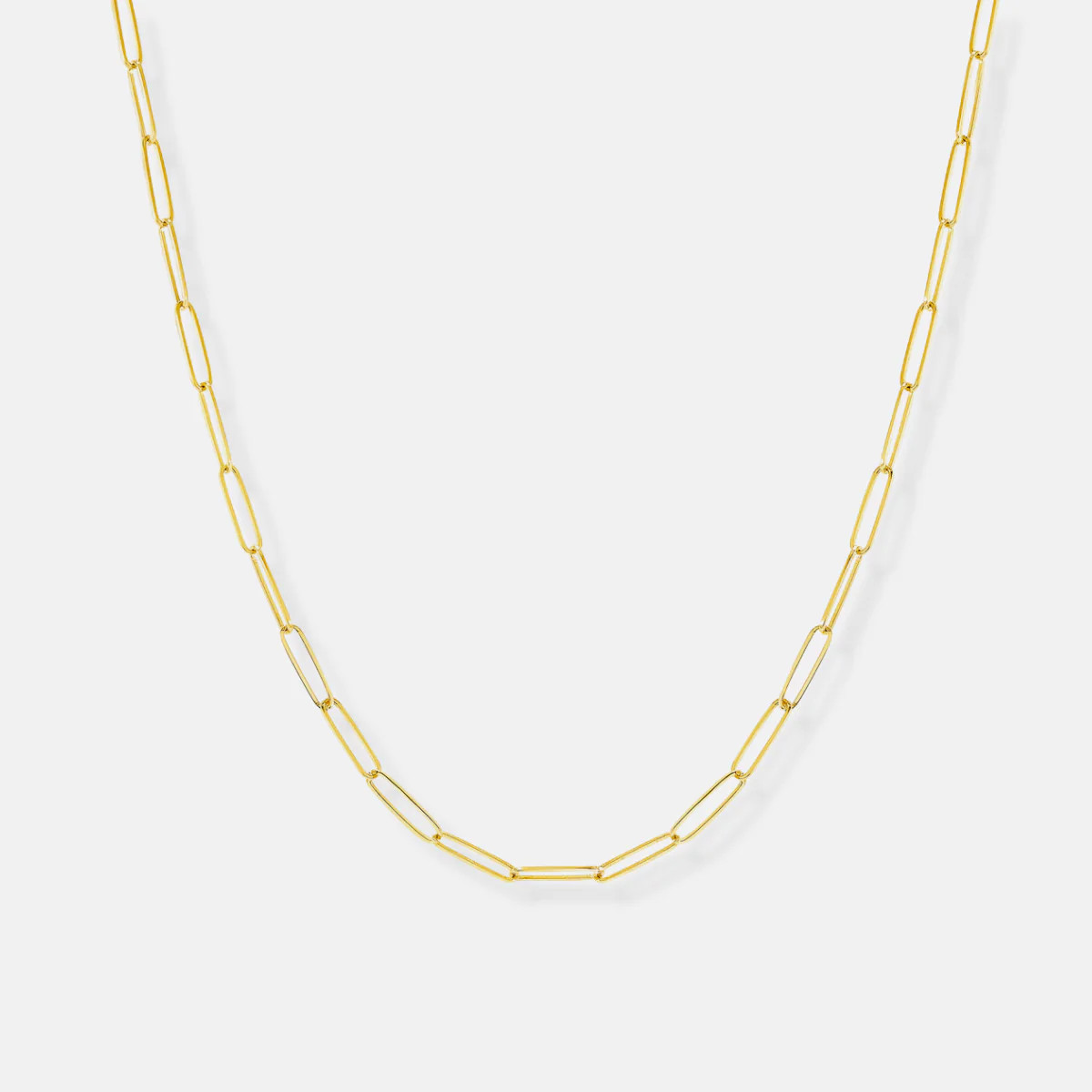 The Paperclip Chain Necklace - Medium Weight | Vana Chupp Studio