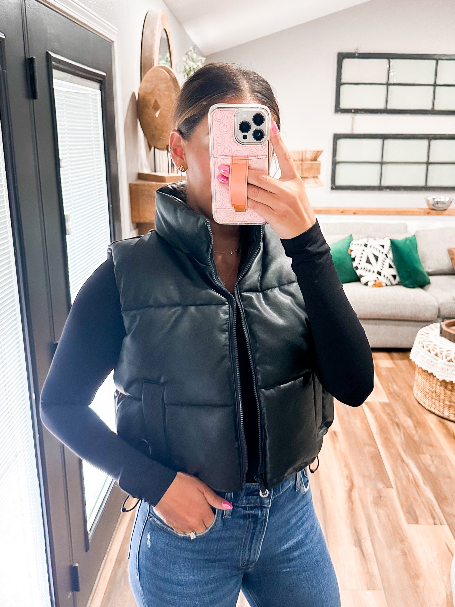 Ultimate Vegan Leather Mini Puffer … curated on LTK