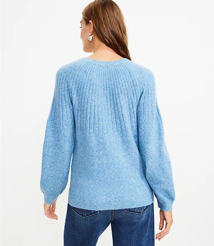 Jeweled Button Trim Sweater | LOFT